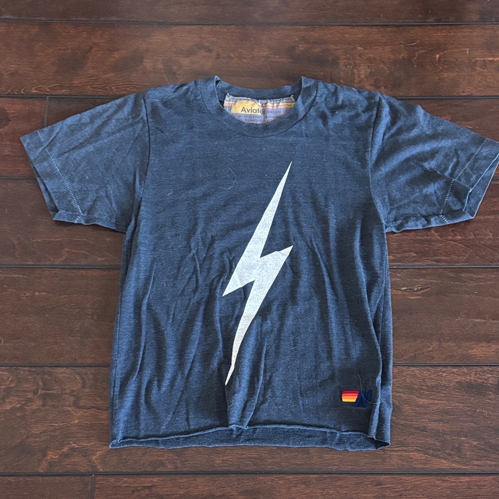 Aviator Nation vintage black Tee with bolt